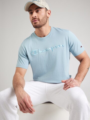 Champion Authentic Athletic Apparel Tričko - Modrá: predná strana