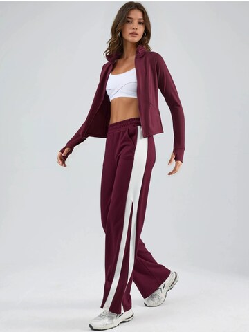 Wide leg Pantaloni di Hiccup in rosso