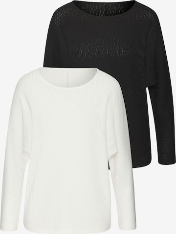 T-shirt VIVANCE en noir : devant