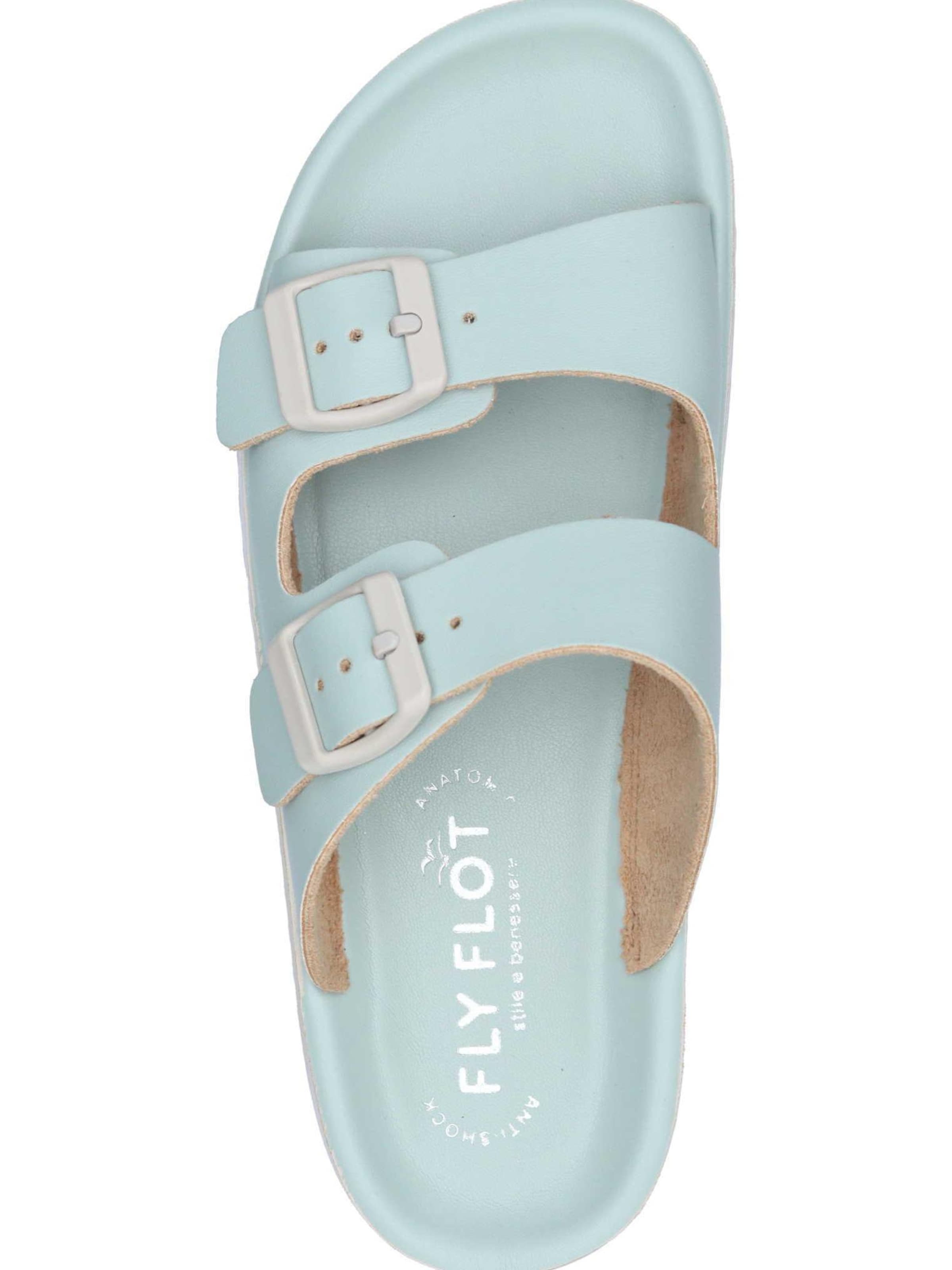 FLY FLOT Mules in Green