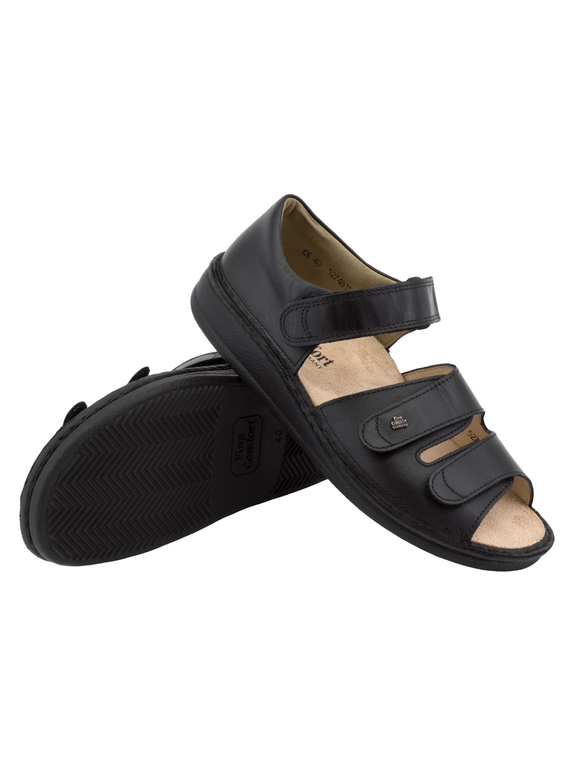 Finn Comfort Sandalen 'Baltrum' in Zwart