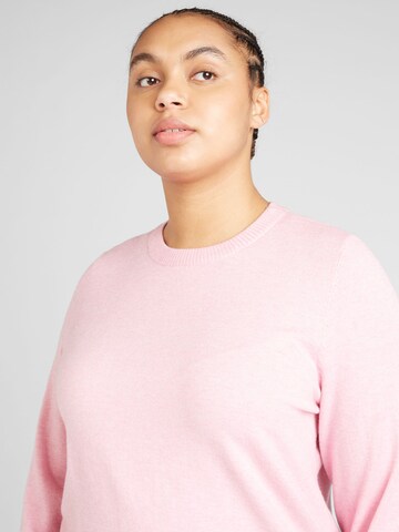 ONLY Carmakoma Pullover 'IBI' i pink