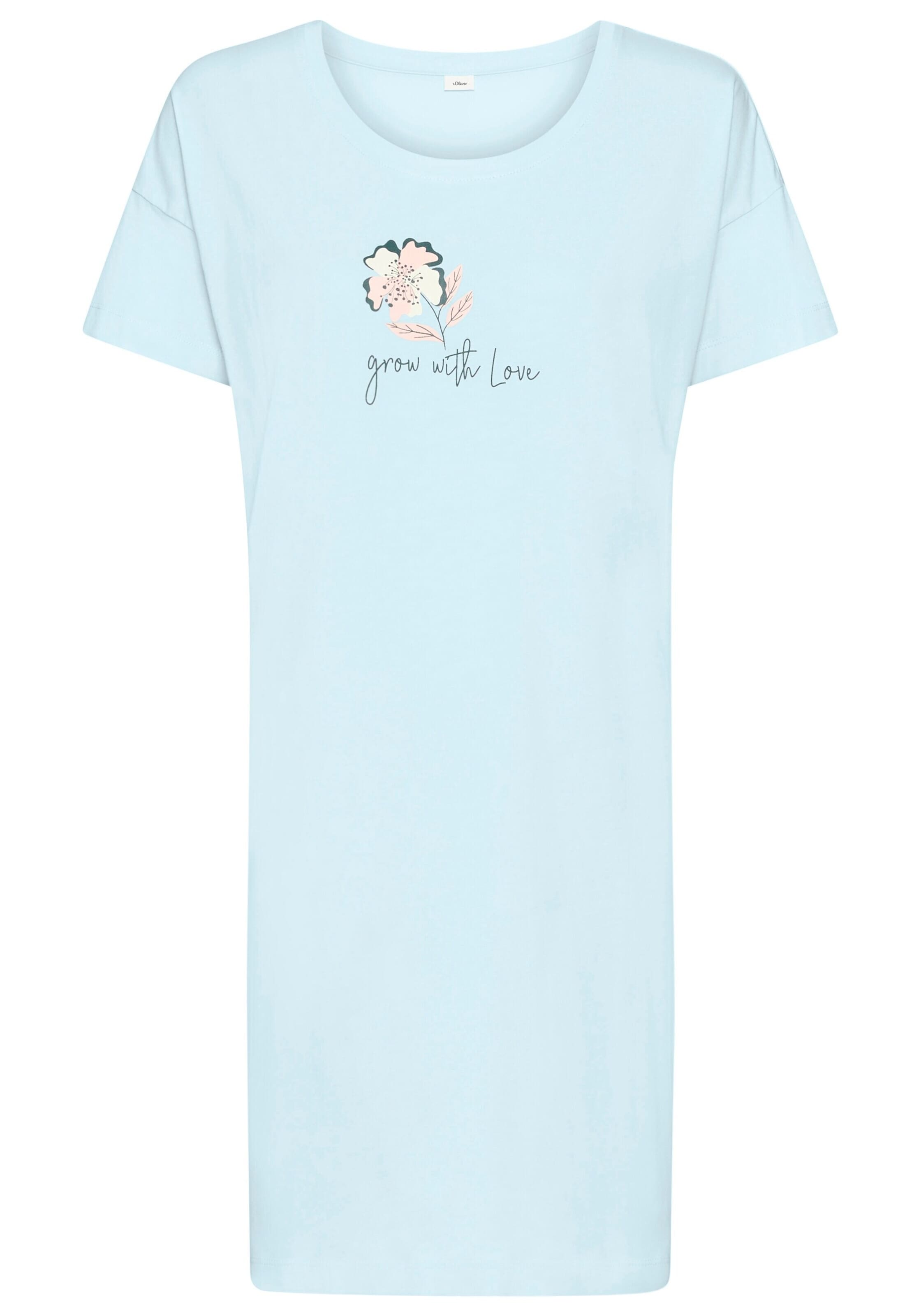 s.Oliver - Camisola de pijama em azul: frente