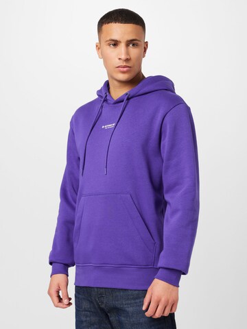 Sweat-shirt G-Star RAW en violet : devant