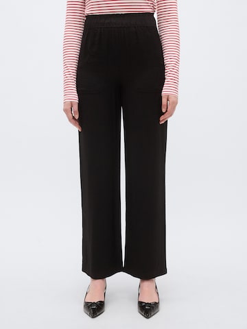 melns Vero Moda Tall Standarta Bikses 'VMOTEA': no priekšpuses