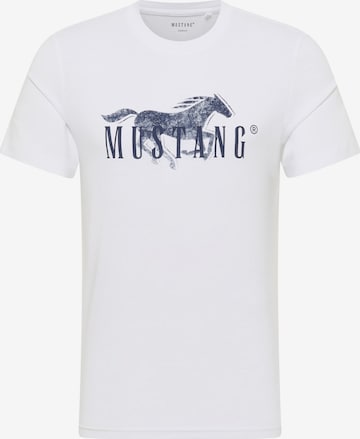 T-Shirt 'Austin' MUSTANG en blanc : devant
