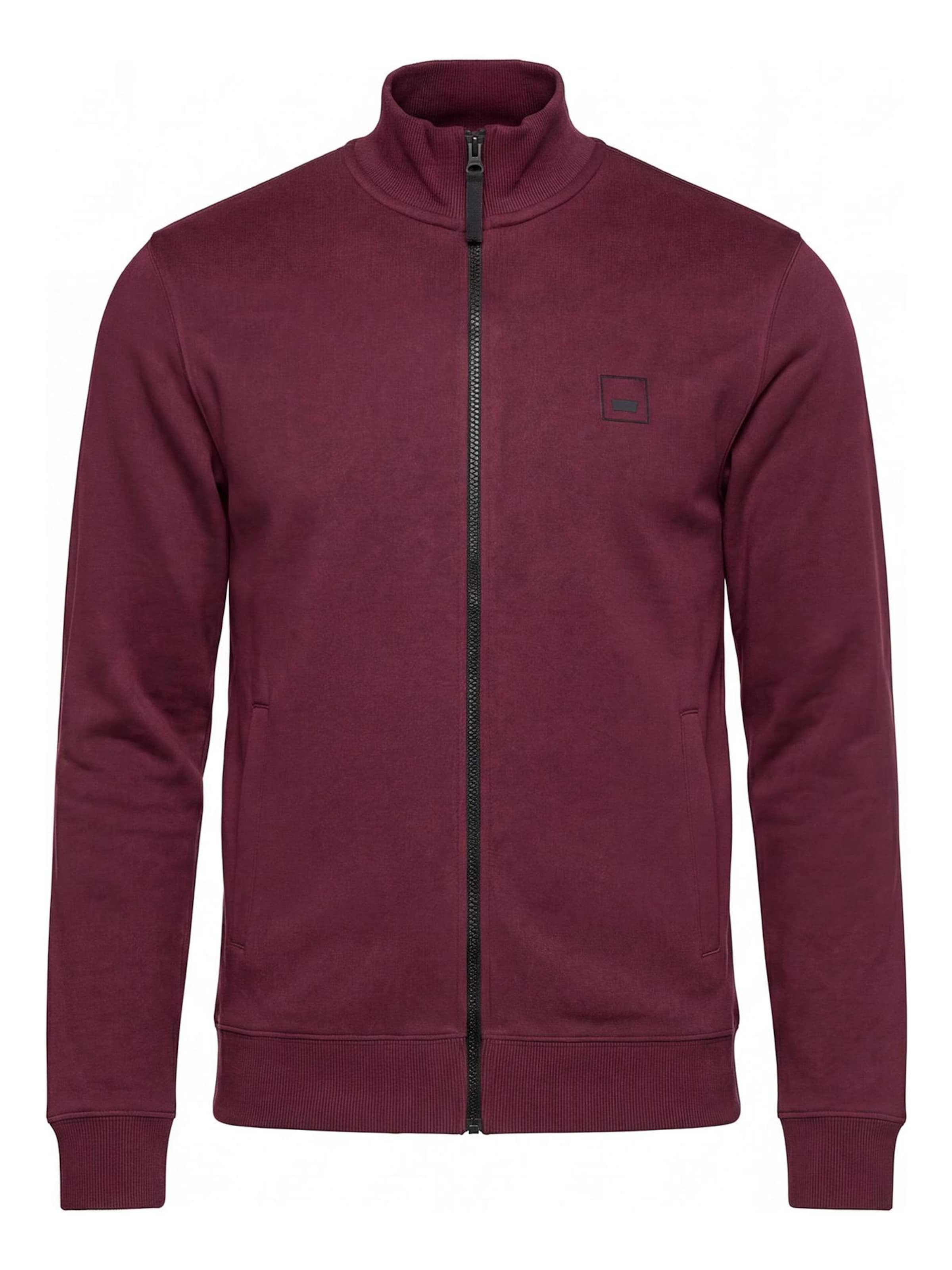 Carrera Jeans Sweatshirt 'Full Zip' in Red