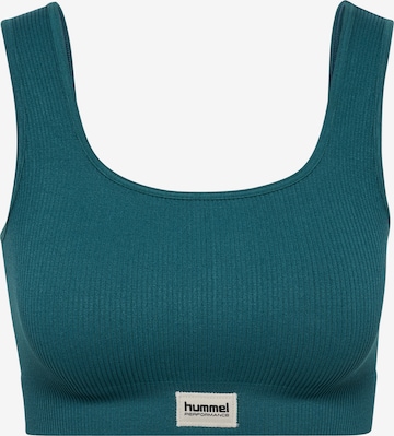 Soutien-gorge de sport 'Pulse' Hummel en bleu : devant