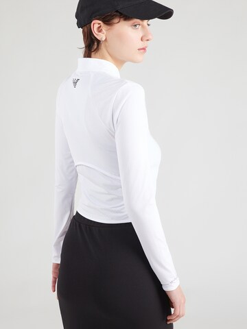 Veste de survêtement EA7 Emporio Armani en blanc