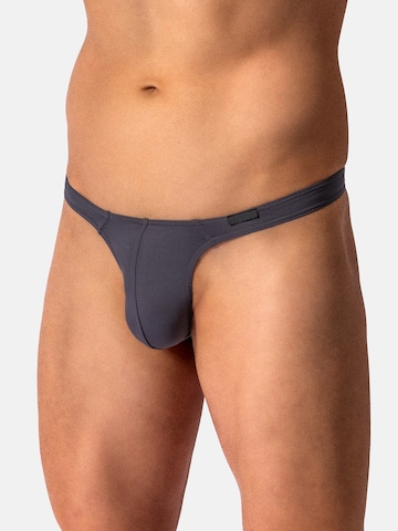 Manstore Panty '  Tower String 2623M' in Grey: front