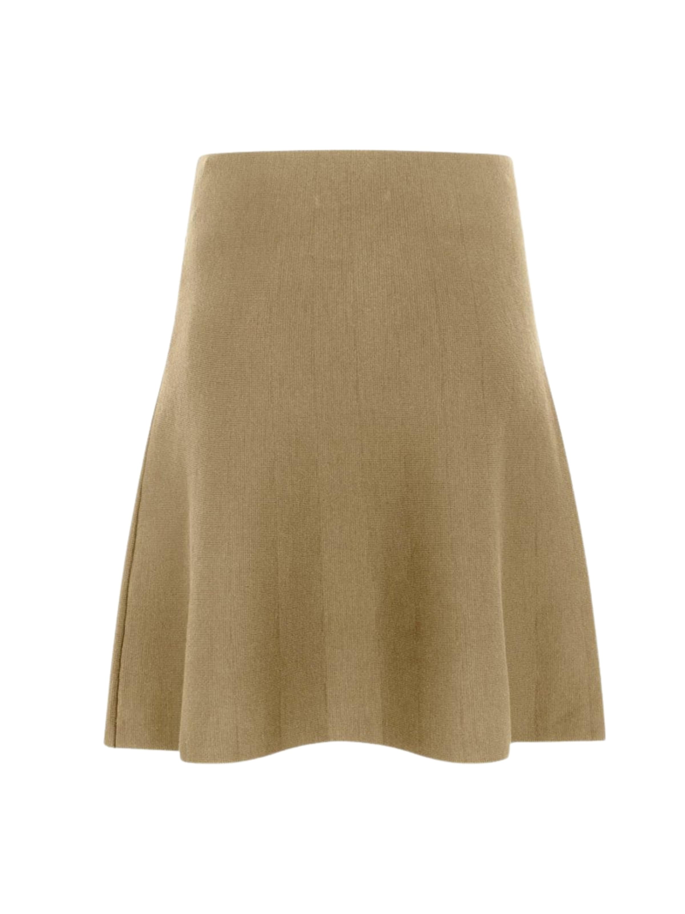 Soft Rebels - Falda ' SRHenrietta ' en marrón: atrás