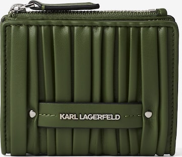 Karl Lagerfeld Portemonnee in Groen: voorkant