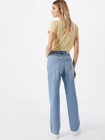 MUD Jeans Wide Leg Jeans 'Rose' in Blau