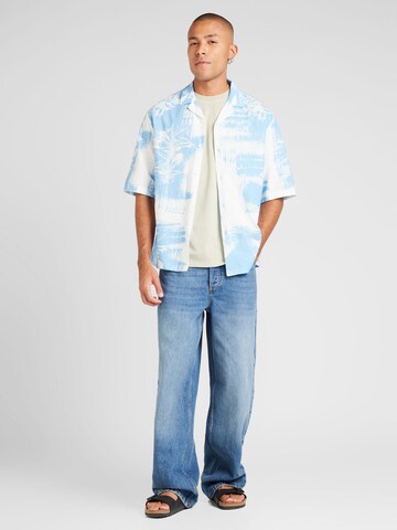 TOPMAN Свободный крой Джинсы в Синий