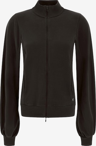 DEHA Zip-Up Hoodie in Black: front