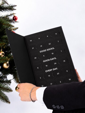 Occulto Socken 'Calendar'‌‌‌‌‌ in Schwarz