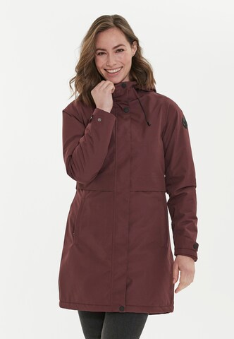 Whistler Outdoor Jacket in Brown: front