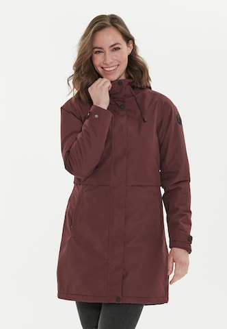 Whistler Outdoor Jacket in Brown: front