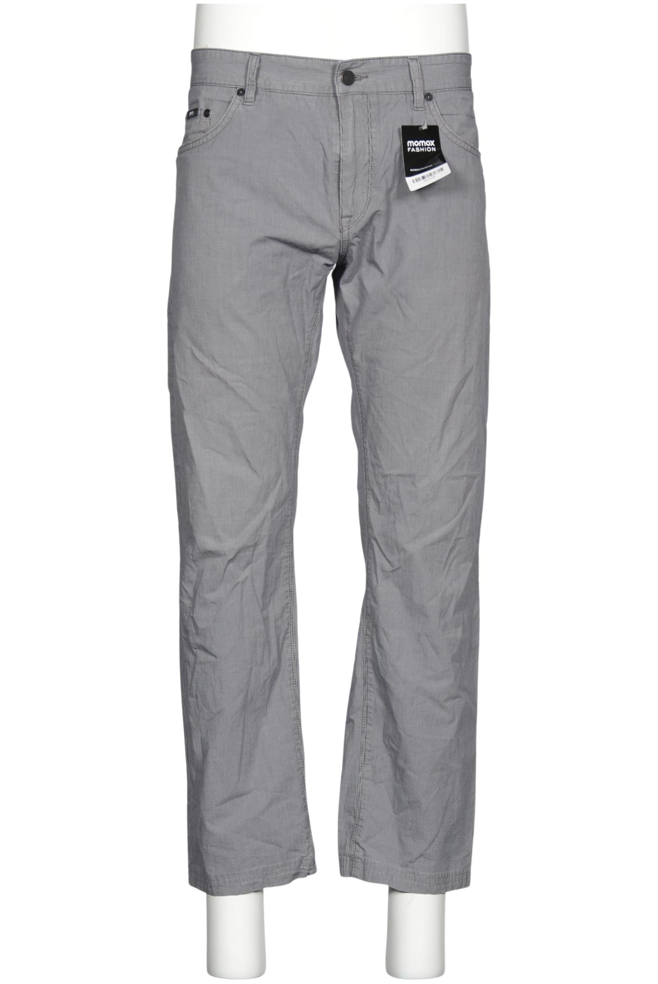 BOSS Black Stoffhose 36 in Grau: Vorderseite