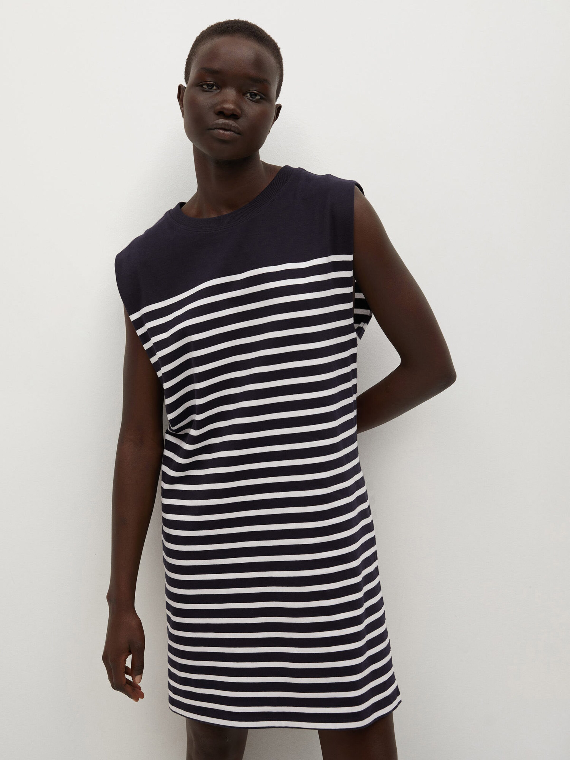 Frauen Große Größen MANGO Kleid 'PICASA' in Navy - ZA45759 Frauen Große Größen MANGO Kleid 'PICASA' in Navy - ZA45759