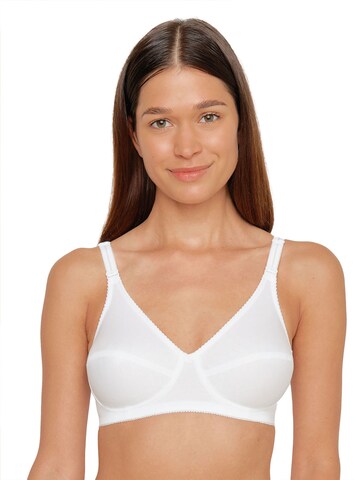 SUSA Minimiser Bra 'Cotton' in White