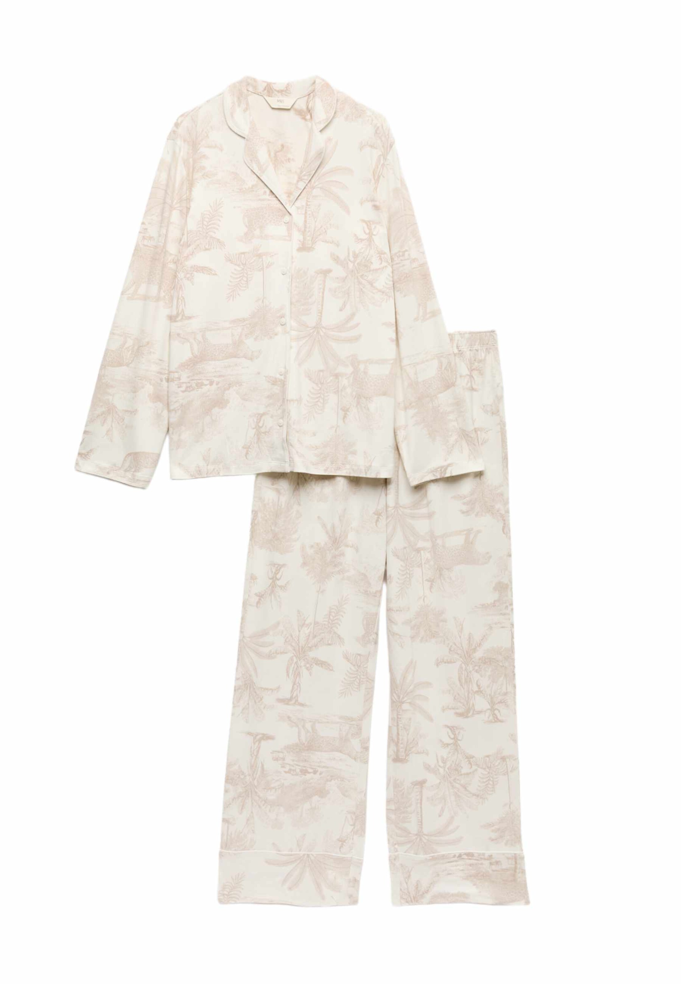 Marks & Spencer Pajama in Beige: front