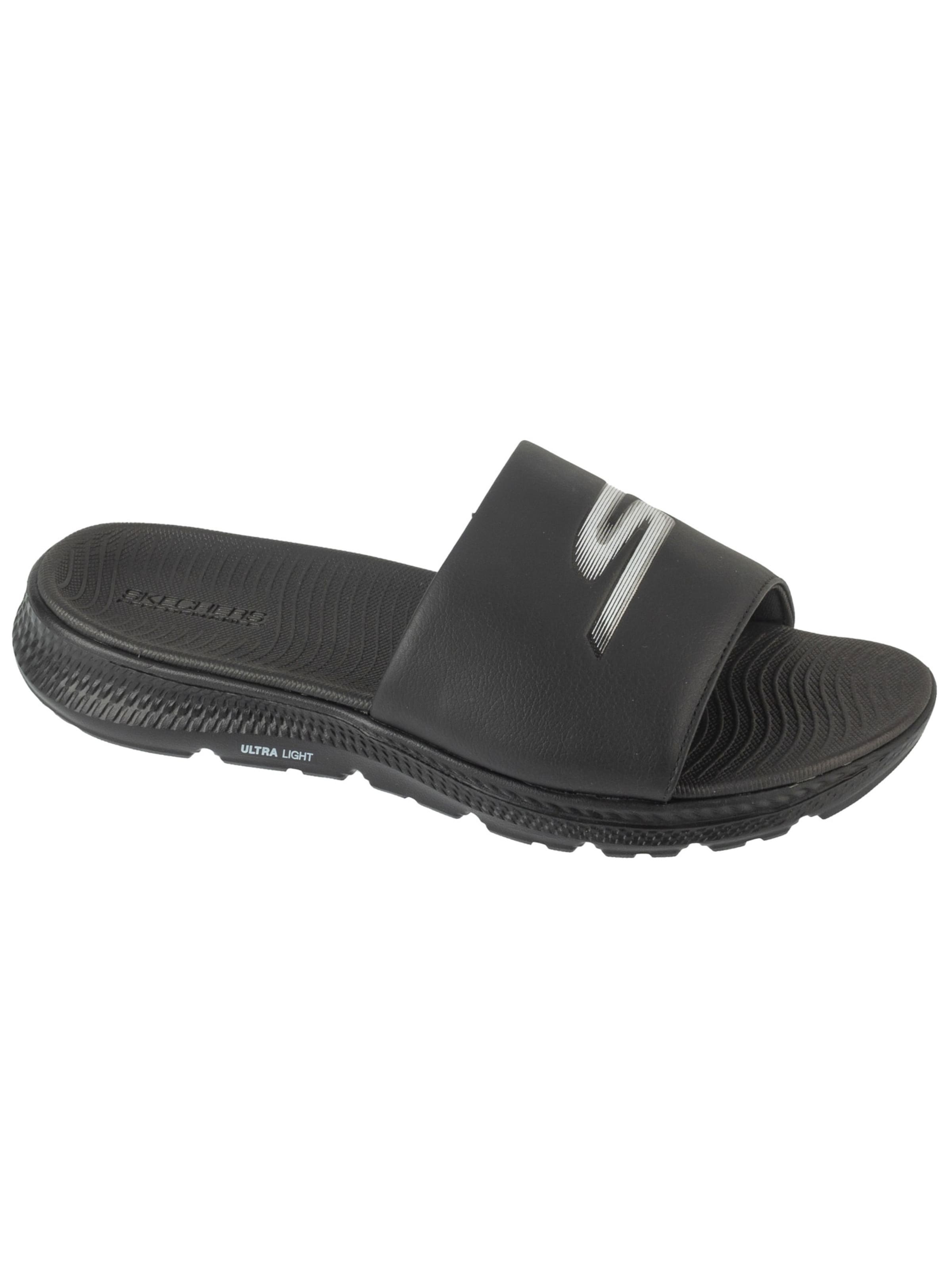 SKECHERS Beach & Pool Shoes 'Skechers On-The-Go Go Consistent Sandal 2.0 - Culver' in Black: front