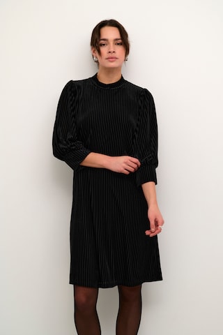 Robe 'Caca' Kaffe en noir : devant