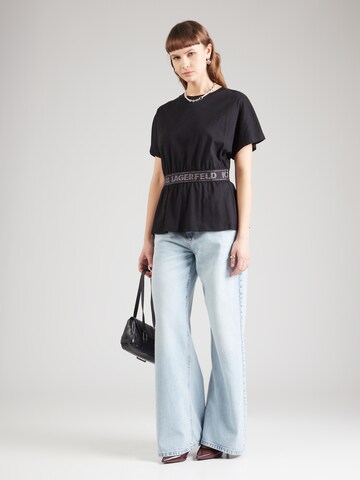 Maglietta di Karl Lagerfeld in nero