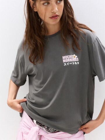 Pull&Bear Shirts 'MOCHIS' i grå