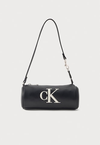 Calvin Klein - Mala de ombro em preto: frente