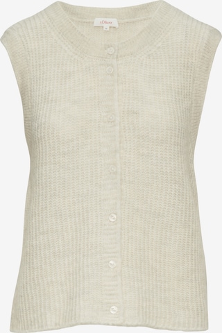 Cardigan s.Oliver en beige : devant