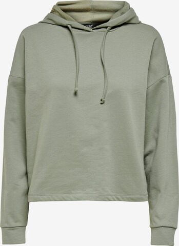 ONLY Sweatshirt 'Dreamer' in Green: front