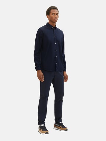 Fit confort Chemise TOM TAILOR en bleu