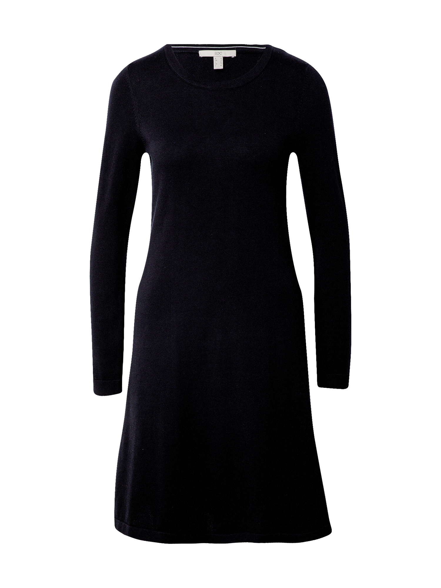 EDC BY ESPRIT Sukienka z dzianiny w kolorze Czarnym 