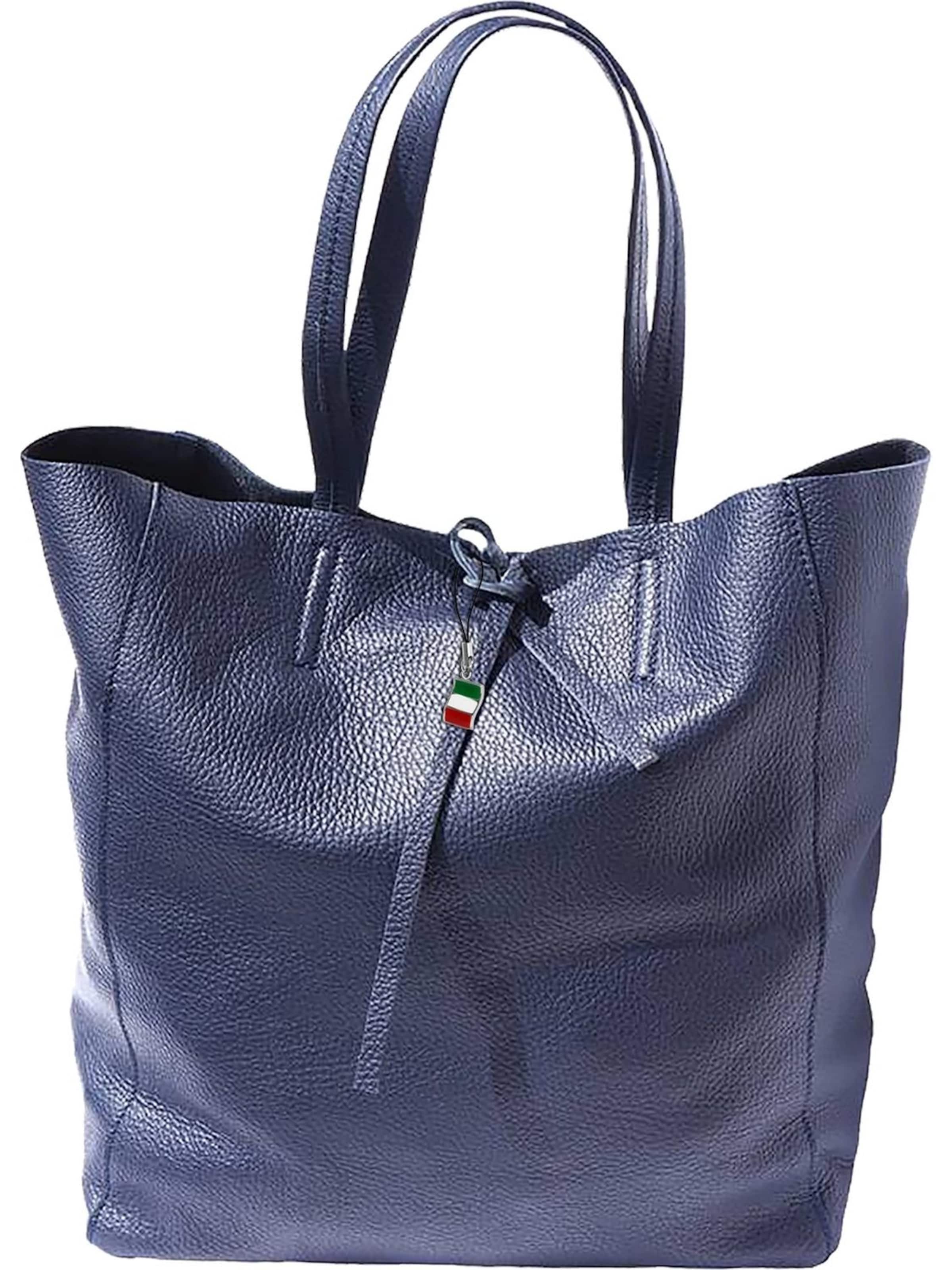 Florence Shoulder Bag in Blue: front