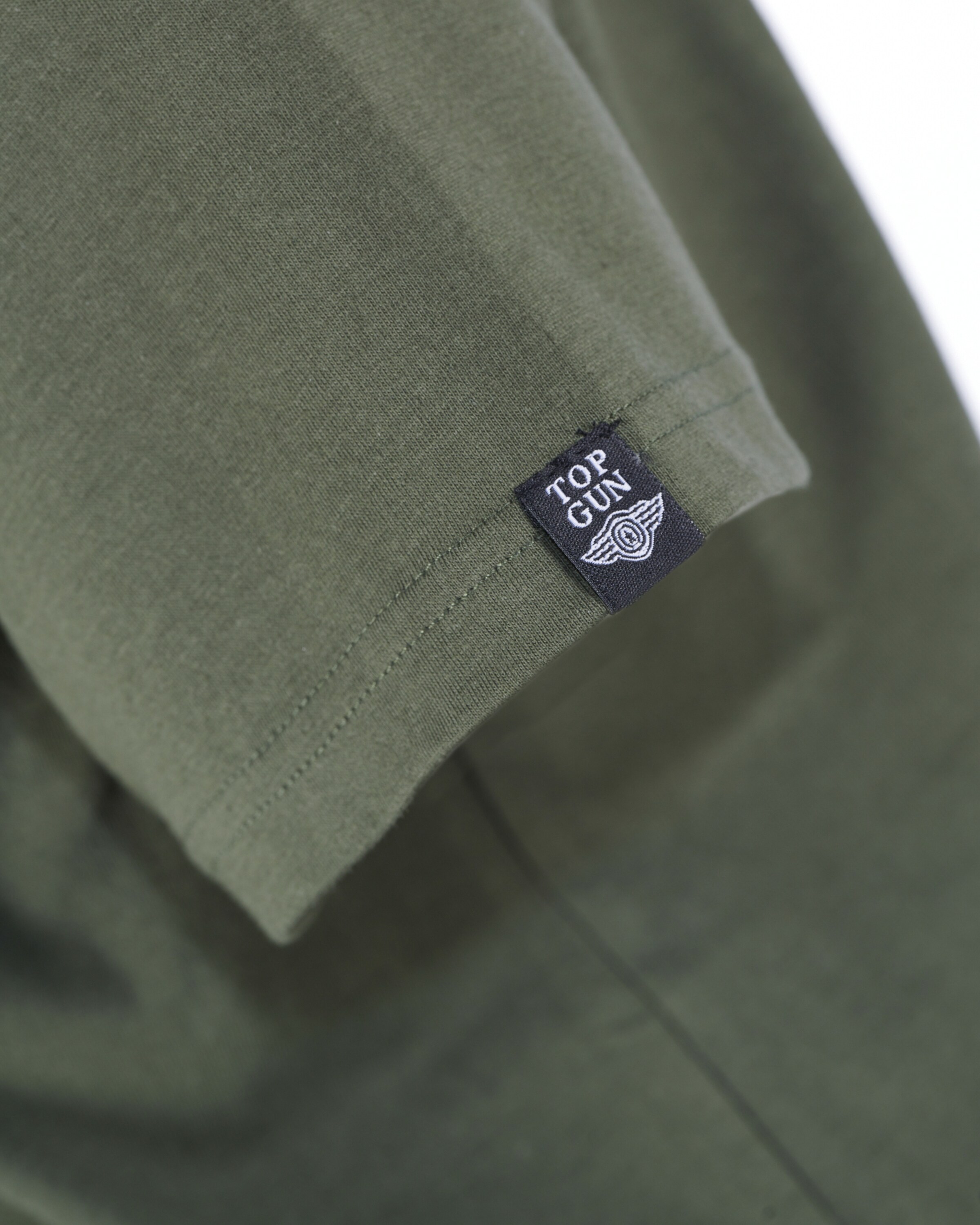 TOP GUN Shirt ' ' in Green