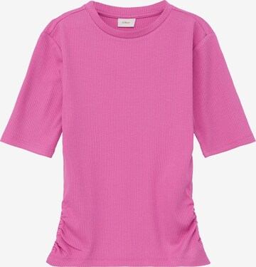 s.Oliver T-shirt i rosa: framsida