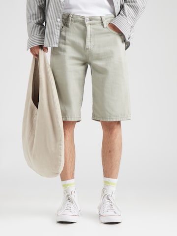 Lindbergh Regular Shorts in Grün: Vorderseite