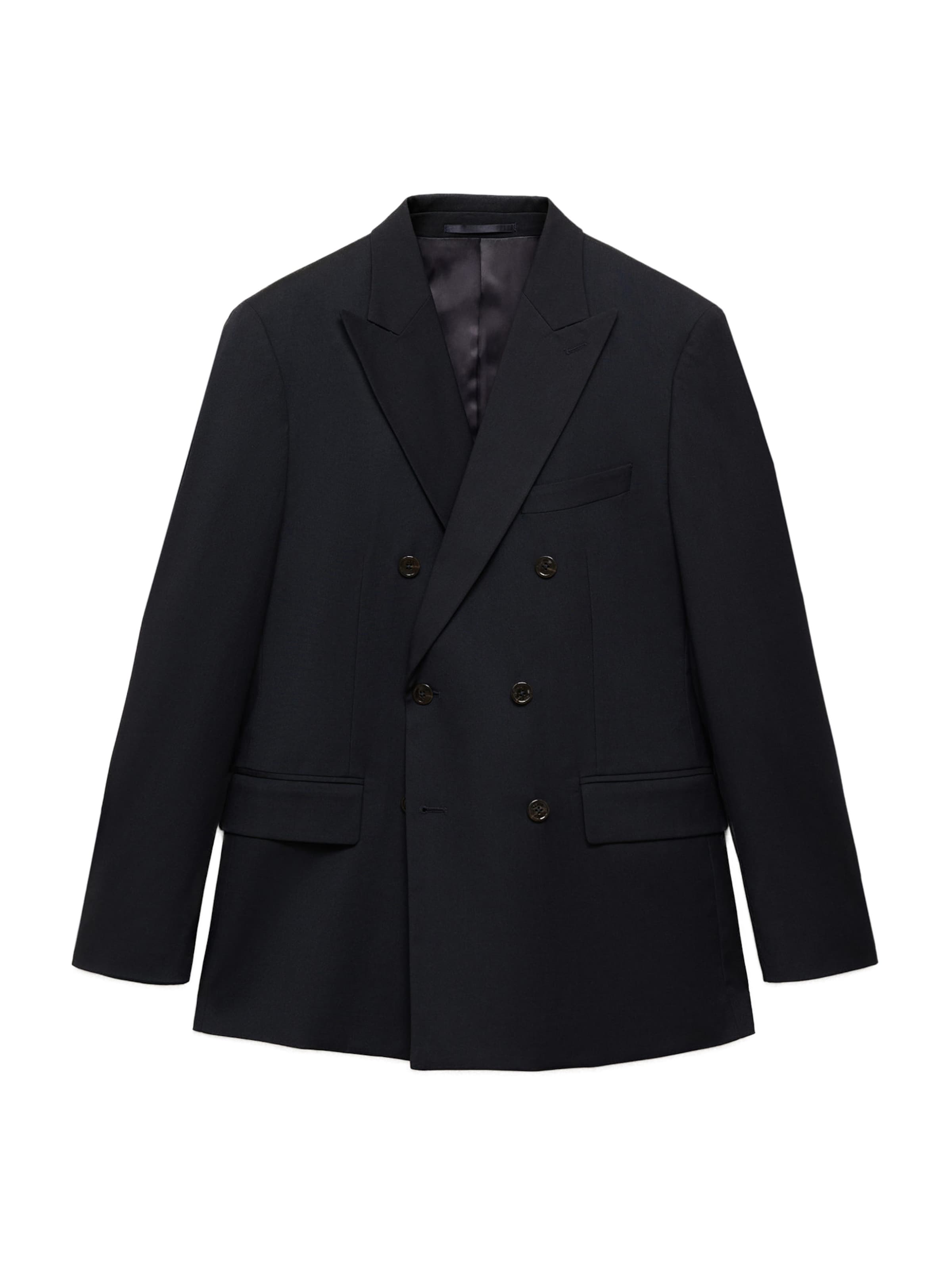 MANGO MAN Slim Fit Forretningsjakke 'MONACO' i blå: forside