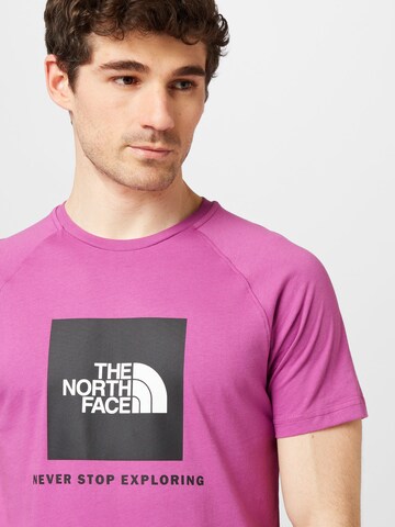 Coupe regular T-Shirt THE NORTH FACE en violet