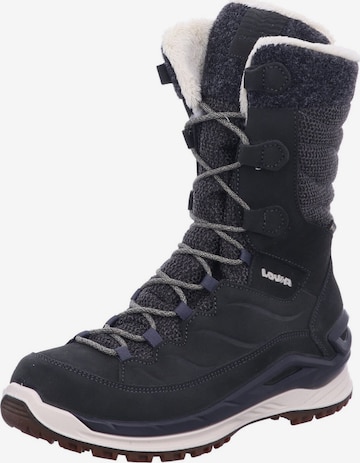 LOWA Snowboots 'Winterboot Damen 420419 9694 Leder-Mix in grau' in Grau: Vorderseite