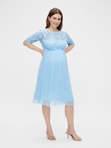 MAMALICIOUS Dress 'MIVANA' in Blue: front