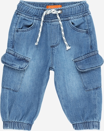 STACCATO Avsmalnet Jeans i blå: forside