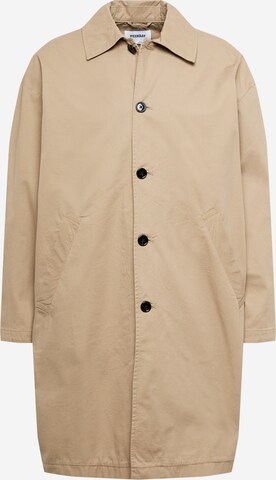 Manteau mi-saison WEEKDAY en beige : devant