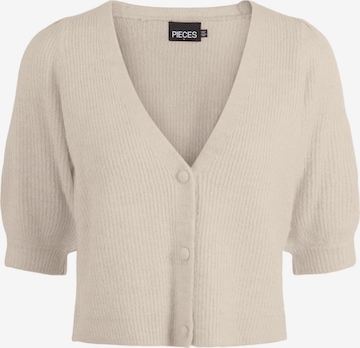 Cardigan PIECES en gris : devant