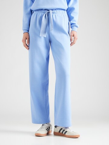 PIECES Широкий Штаны 'PCCHILLI' в Синий: спереди