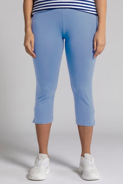 Ulla Popken Pantalon en bleu ciel, Vue avec modèle