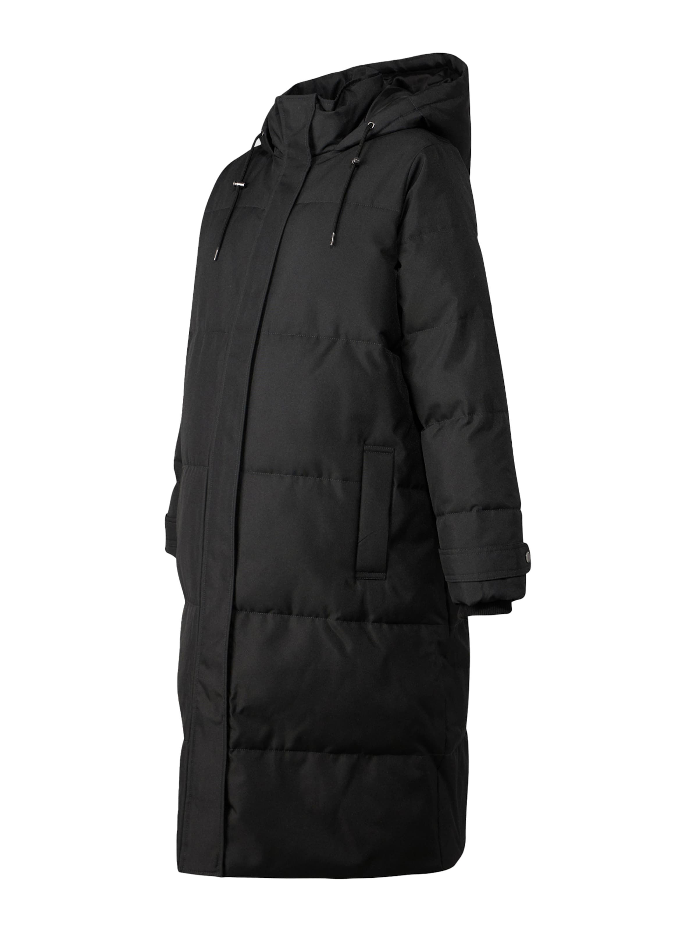 Only Maternity Vinterfrakke 'OLMIrene' i sort: forside