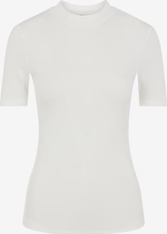 PIECES Тениска 'Birdie' в бяло: отпред